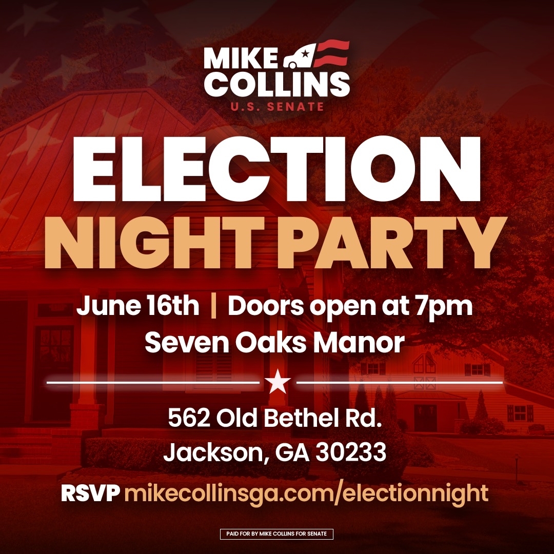 Election Night – Mike Collins for Senate